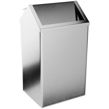 Мусорное ведро DEKOR BANYO Waste Bins 6012 02 01 11 л, для туалета, матовая сталь