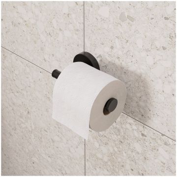 Держатель для туалетной бумаги DEKOR BANYO Alina Black A40 407 04 настенный, матовый черный