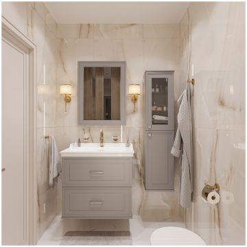 Держатель для туалетной бумаги DEKOR BANYO Alina Gold A40 407 01 02 настенный, золото
