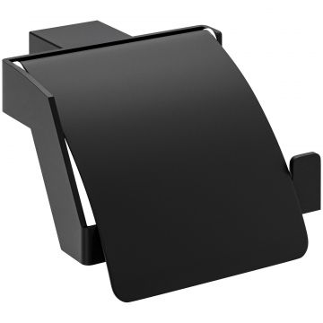 Держатель для туалетной бумаги DEKOR BANYO SS 304 Black SS304 007 01 04 настенный, матовый черный