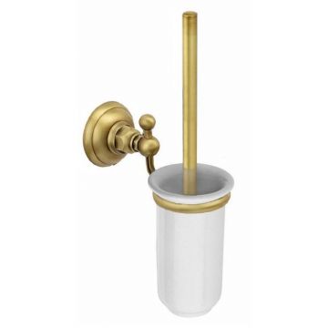 Ершик подвесной Nicolazzi (Николации) Accessori Classica с настенным держателем, керамика, бронза, 1490BZ