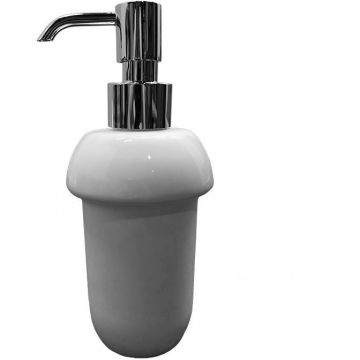 Дозатор для жидкого мыла Nicolazzi (Николации) On Shelf настольный керамический Хром 6006CR