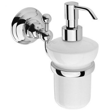 Дозатор для жидкого мыла Nicolazzi (Николации) Accessori Classica подвесной керамический Хром R1489CR
