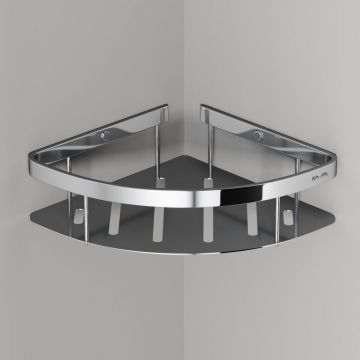 Полка для душа угловая Am.Pm (Ам.Пм) Sense L, хром, A7454100