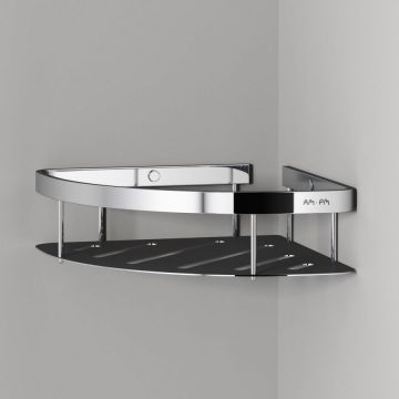 Полка для душа угловая Am.Pm (Ам.Пм) Sense L, хром, A7454100