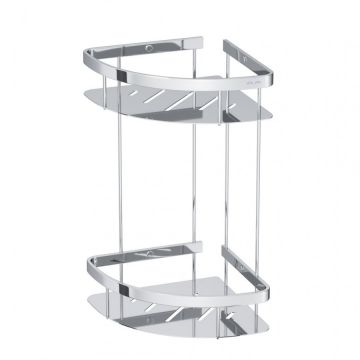 Полка для душа угловая двухъярусная Am.Pm (Ам.Пм) Sense L, хром, A7454200