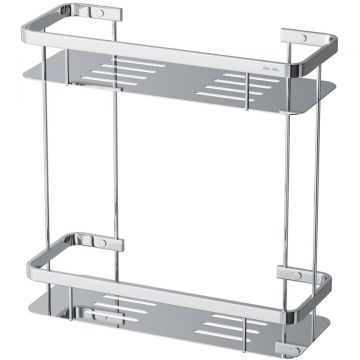 Полка для душа Am.Pm (Ам.Пм) Sense L, двухъярусная, хром, A7453200