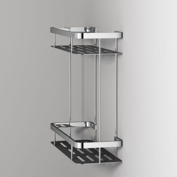 Полка для душа Am.Pm (Ам.Пм) Sense L, двухъярусная, хром, A7453200