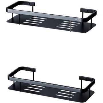 Полка для душа Am.Pm (Ам.Пм) Sense L, двухъярусная, черный, A7453222