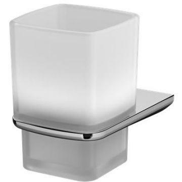 Стеклянный стакан Am.Pm (Ам.Пм) Inspire V2.0, настенный держатель, хром, A50A34300