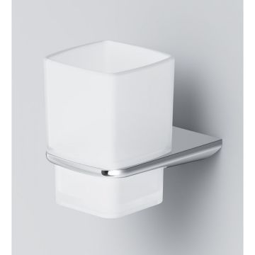 Стеклянный стакан Am.Pm (Ам.Пм) Inspire V2.0, настенный держатель, хром, A50A34300