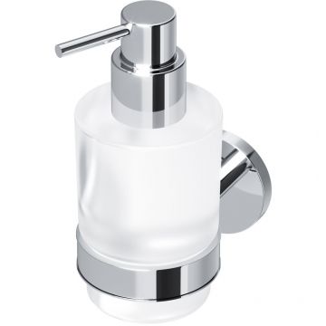 Диспенсер для жидкого мыла Am.Pm (Ам.Пм) X-Joy стекло, настенный держатель, хром, A85A36900