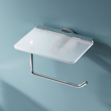 Держатель для туалетной бумаги с полкой Am.Pm (Ам.Пм) X-Joy хром, A85A341500