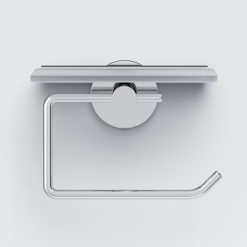 Держатель для туалетной бумаги с полкой Am.Pm (Ам.Пм) X-Joy хром, A85A341500