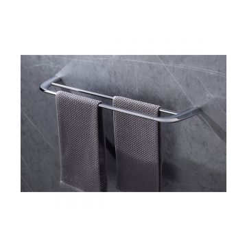 Полотенцедержатель двойной Abber (Аббер) Nord AA1553 хром