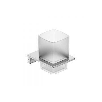 Стакан для зубных щеток с держателем Abber (Аббер) Funktion AA1160 хром