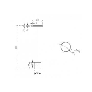 Стойка для ванной комнаты Abber (Аббер) Stein AS1634 белая матовая