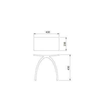 Стульчик для ванной Abber (Аббер) Stein AS1639 белый матовый