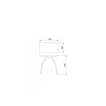 Стульчик для ванной прозрачный Abber (Аббер) Kristall AT1739Emerald зеленый
