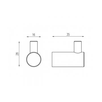 Крючок Abber (Аббер) Osten 316 AA1851BG золото брашированное