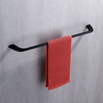 Полотенцедержатель Abber (Аббер) Nord AA1552B черный матовый