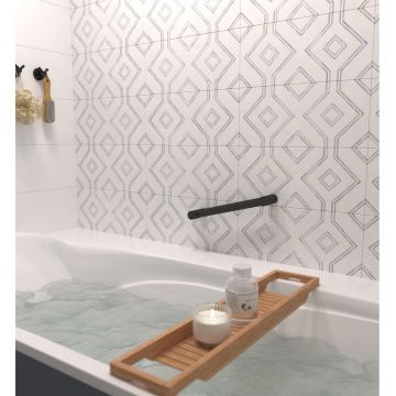 Поручень Сунержа (Sunerga) прямой d 28 мм, длина 300 мм Темный титан муар 15-3012-0300