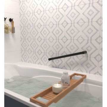 Поручень Сунержа (Sunerga) прямой d 28 мм, длина 500 мм Матовый черный 31-3012-0500