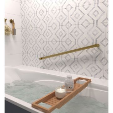 Поручень Сунержа (Sunerga) прямой d 28 мм, длина 800 мм Матовое золото 032-3012-0800