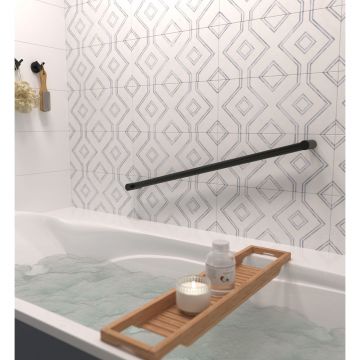 Поручень Сунержа (Sunerga) прямой d 28 мм, длина 800 мм Матовый черный 31-3012-0800