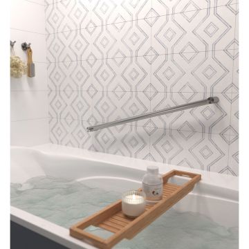 Поручень Сунержа (Sunerga) прямой d 28 мм, длина 800 мм Сатин 071-3012-0800