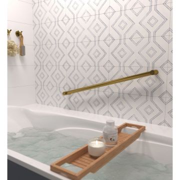 Поручень Сунержа (Sunerga) прямой d 28 мм, длина 800 мм Состаренная латунь 051-3012-0800