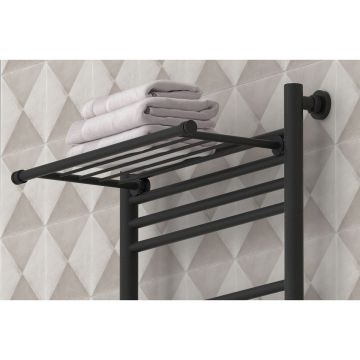 Полка Сунержа (Sunerga) прямая 4П, длина 370 мм МУАР Темный Титан РЕ-64 15-2012-4370