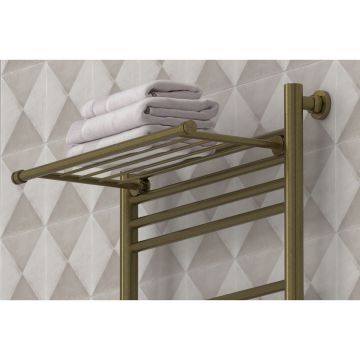 Полка Сунержа (Sunerga) прямая 4П, длина 370 мм Состаренная БРОНЗА 05-2012-4370