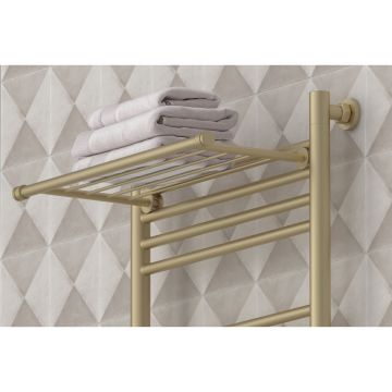 Полка Сунержа (Sunerga) прямая 4П, длина 470 мм Матовая шампань 022-2012-4470