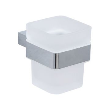 Стакан для зубных щеток Allen Brau (Аллен Брау) Infinity 6.21002-00 белый, хром