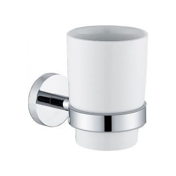 Стакан для зубных щеток Allen Brau (Аллен Брау) Priority 6.31002-00 белый, хром