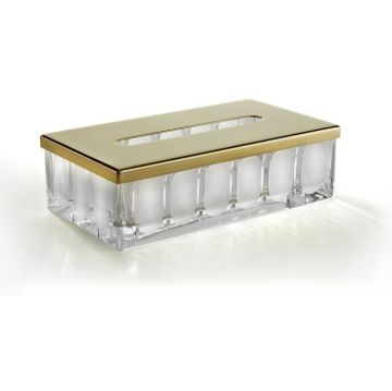 Контейнер для бумажных салфеток 3SC Montblanc 23х7х12,5 см Латунь MB70ACROL