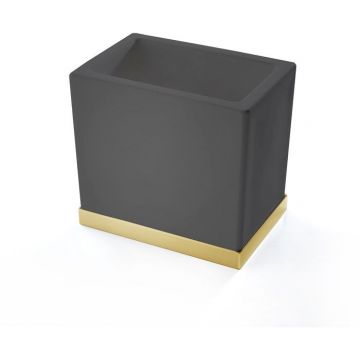 Стакан настольный 3SC Mood Deluxe композит Solid Surface Золото MDN03AGD