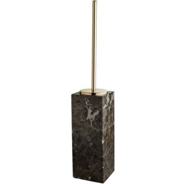 Туалетный ершик 3SC (3СК) Palace marmo напольный мрамор Emperador dark 24к Золото PA17AEMGD