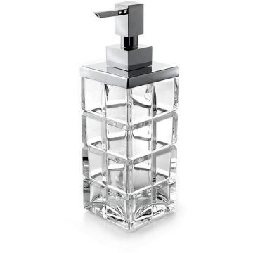 Дозатор для жидкого мыла 3SC (3СК) Palace настольный прозрачный хрусталь/хром PA01DACRSL