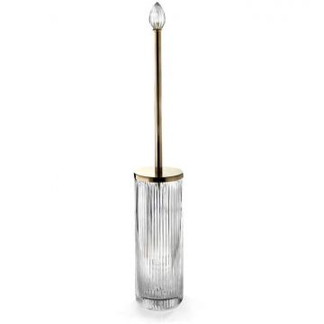 Ершик туалетный напольный 3SC (3СК) Elegance 11х66х11 см Латунь EL17ACRLX