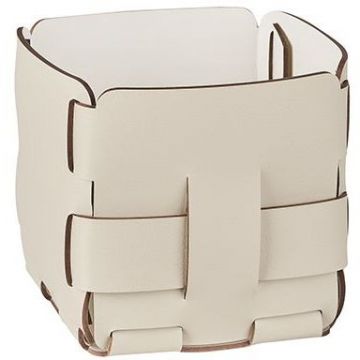 Корзинка ADJ (АДЖ) Mini Bottega 12х12х13 см Белый 1013.16/10