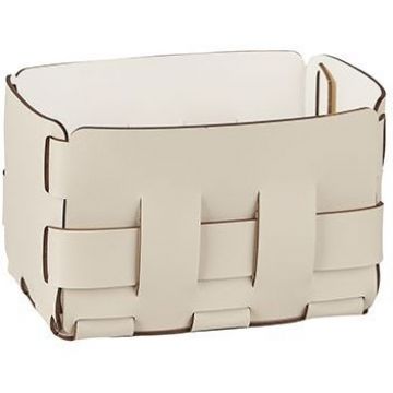 Корзинка ADJ (АДЖ) Mini Bottega, 12х19х13 см, Белый, 1012.16/10