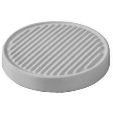 Мыльница настольная керамическая Artceram (Арткерам) Cartesio d22 см серый CAC002 34 00