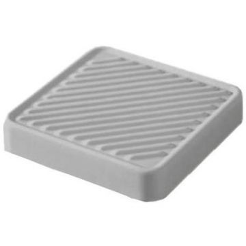 Мыльница Artceram (Арткерам) Cartesio настольная керамическая 18х18 см Серый CAC001 34 00