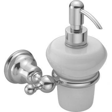 Дозатор подвесной Cisal (Кисал) Croisette, керамика, Хром, 4024.01H.CR