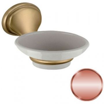 Мыльница подвесная Daniel (Дэниел) Revival, керамика, медь vecchio rame, белый, REPS950 vr 64