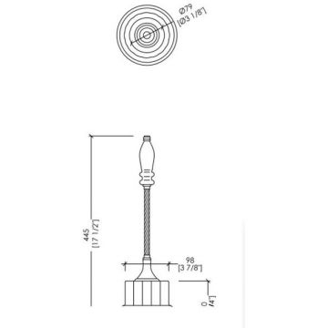 Ерш для унитаза Devon and Devon (Девон И Девон) Dorothy, колба - керамика белая, ручка ерша - хром/белый, Хром, 2DOR417CR
