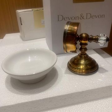 Мыльница подвесная Devon and Devon (Девон И Девон) Gemstone, античная латунь, GEM701-OTS
