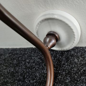 Вешалка-крючок подвесной Devon and Devon (Девон И Девон) Dorothy, состаренная медь/белый, Бронза, DOR413RAME